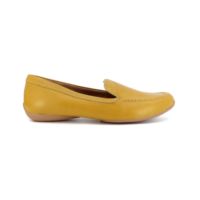 Imagem de Mocassim Usaflex Amarelo Couro
